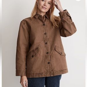 Madewell Garment-Dyed Crockett Canvas Jacket - Medium - NWT